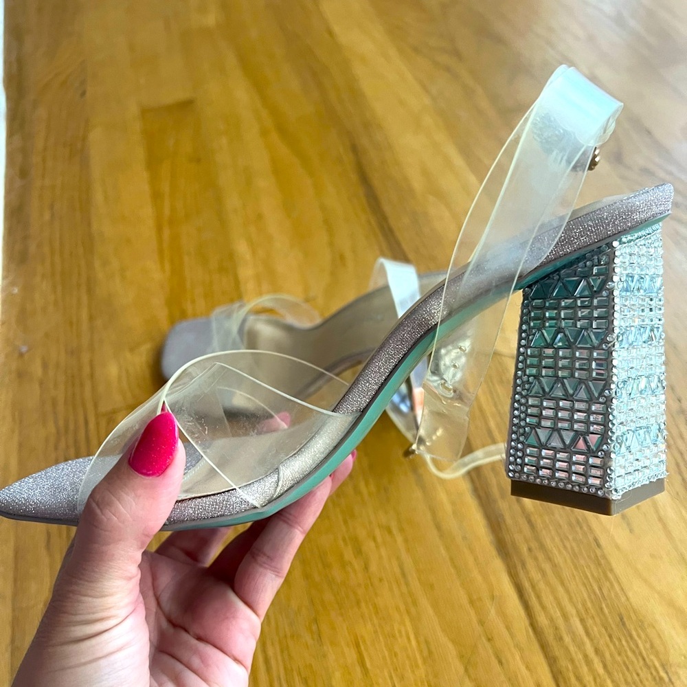 Blue by betsey johnson bridal shoes